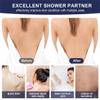 Exfoliating Back Scrubber for Shower, 34 Inches Back Scrubber with Handles, Double Sided Body Exfoliator Bath Tool, Exfoliating Washcloth to Scrub Your Body Deeply for Men & Women (Gray) view 4
