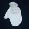 100% Mulberry Silk 2 Bath Gloves and Headband for Washing Face White Color Real silk Accessories view 3