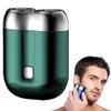 New Model Mini Dual-Head Electric Shaver for Men, 2025 Upgraded Pocket Shaver USB Mini Shavers, Washable Double Head Rechargeable Waterproof Compact for Travel (Green) view 1
