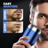 New Model Mini Dual-Head Electric Shaver for Men, 2025 Upgraded Pocket Shaver USB Mini Shavers, Washable Double Head Rechargeable Waterproof Compact for Travel (Green) view 2