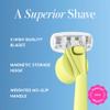Athena Club Women's Razor Shave Kit, 1 Matchpoint Razor Handle + 6 Blade Refills view 2
