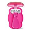 Athena Club Women's Mini Travel Razor - Trial Size - Super Pink - Durable Aluminum Protective Travel Case for Womens Razor - Compact - Rust-Free - TSA Friendly view 2