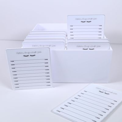 10 Layers Acrylic Eyelash Storage Box - Makeup Organizer False Eyelashes Glue Pallet Holder - Eyelash Extension Organizer Box - Grafting Eye Lashes Extension Close-Packed Display with 10 Pallets
