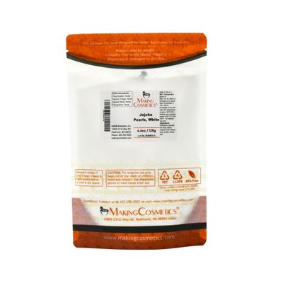 Jojoba Pearls, White - Skin Care Ingredients - 4.4oz / 125g