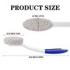 Long Handle Pumice Stone, Exfoliating Dead Skin Remover with 35cm Handle for Easy Foot Care - Suitable for Pedicure, Massage and Scrubbing view 2