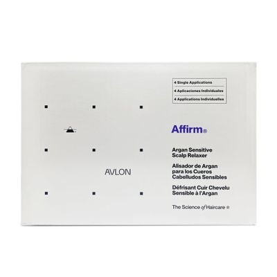 Argan Sensitive Scalp Relaxer - Alisador de Argan - 4 Single Applications