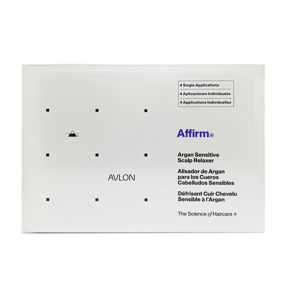 Argan Sensitive Scalp Relaxer - Alisador de Argan - 4 Single Applications