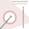 WLLHYF Nail Drill Bits, Ball Shape Nails Cleaner Professional Stainless Steel Cuticle Clean Nail Salon Supply Shape Remove Tools for Dead Skin Gel Nails Polishing view 2