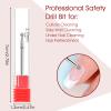 WLLHYF Nail Drill Bits, Ball Shape Nails Cleaner Professional Stainless Steel Cuticle Clean Nail Salon Supply Shape Remove Tools for Dead Skin Gel Nails Polishing view 4