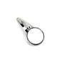 100 Pcs Sublimation Blank Round Shape Hairpins Silver Round Bezel Tray 20mm Blank Metal Hair Pins DIY Heat Transfer Print Hair Pins Supplies for Jewelry Making view 3