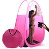 Large Spray Tan Tent  Deluxe Pop Up Tent Portable Tanning Booth with Carry Case  Clear Window for Perfect Spray Tanning  Easy Clean for Home & Salon(Pink) view 1