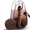 Large Spray Tan Tent  Deluxe Pop Up Tent Portable Tanning Booth with Carry Case  Clear Window for Perfect Spray Tanning  Easy Clean for Home & Salon(Brown) view 1
