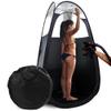 Large Spray Tan Tent  Deluxe Pop Up Tent Portable Tanning Booth with Carry Case  Clear Window for Perfect Spray Tanning  Easy Clean for Home & Salon(Black) view 1