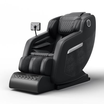 3D Massage Chair Full Body Zero Gravity with 8 Fix Point Rollers 5 Modes Massage Waist and Calf Heater Foot Roller 20 Airbags Massage Adjusting 3 Levels of Strength Perfect for Home or Office (Black)