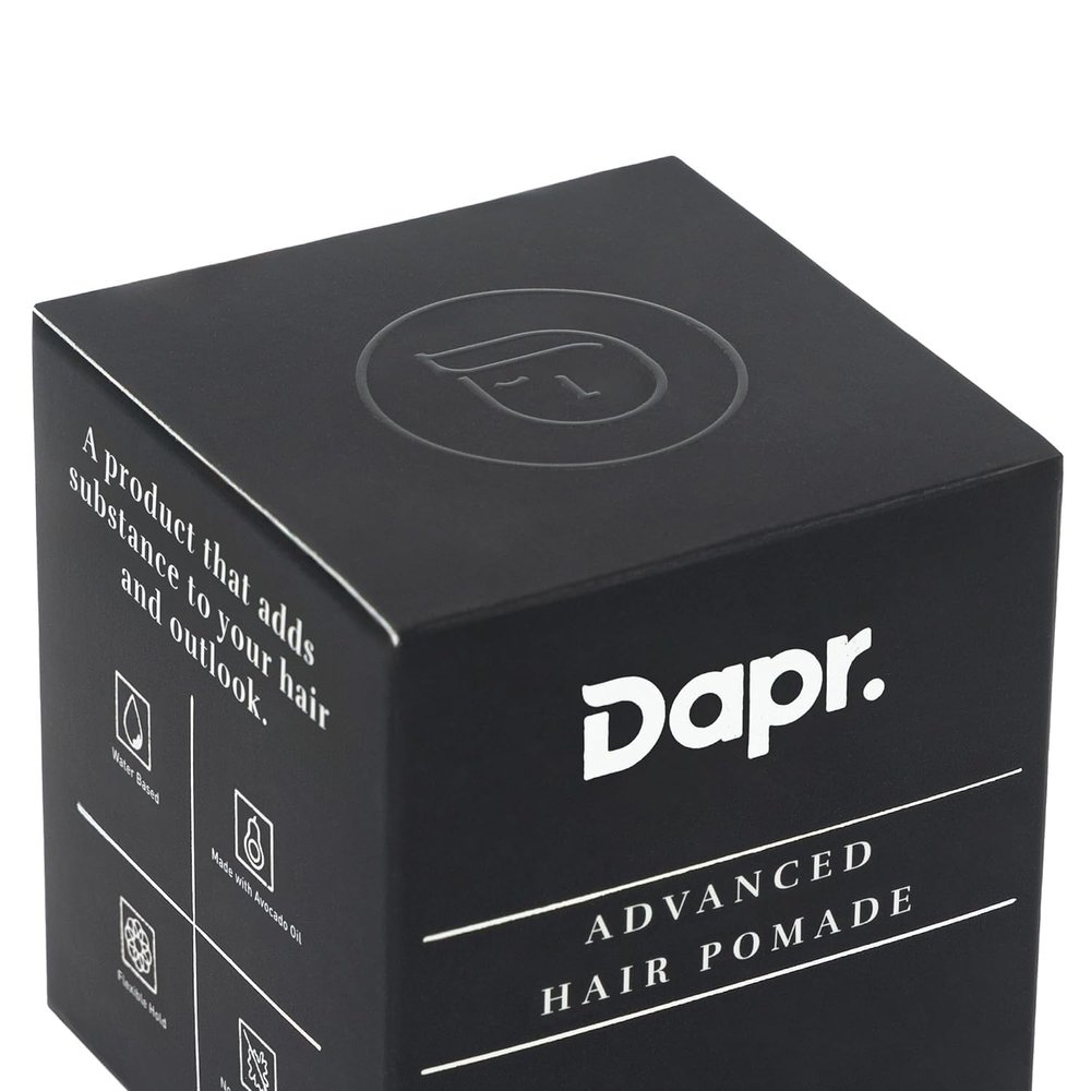 Advanced Hair Pomade (100 grams) | Wet or Matte Look | Flexible hold | Water based | Made with Avocado oil & Aloe Vera Gel, White Pack Of 1