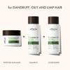 ALFHEIM Rosemary 3-piece set of shampoo, conditioner and hair mask Deep Cleansing Scalp Care Strengthens Roots & Prevents Flatness Sulfate & Paraben-Free for Oily Scalp & Sensitive Skin view 3
