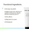 1PC John Jeff Green Tea Extract Essence EGCG Serum, Oil Control Balancing Hydrating Soothing Relieving Facial Gel, 30g view 2