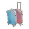 COLLBATH Mini Luggage Eyelash Storage Box Plastic Makeup Organizers for False Lashes Portable Suitcase for Boys and Girls view 1