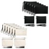 10Pcs Sublimation-Blank Bag with Zipper Lanyard Heat Transfer Canvas Bags for Cosmetic Bag Pen Wedding Favor view 3