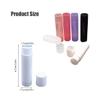 100PCS Lip Balm Tubes with Caps, 5ml/5g Plastic Lipstick Containers Reusable Empty Lip Gloss Balm Containers for Beauty Salons, Home Lip Balm Lipstick Cosmetic DIY (White) view 2