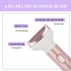 4-in-1 Bikini Trimmer lectric Razors for Women, Pubic Hair Trimmer & Facial Hair Remover for Private Area, USB Rechargeable (Rose Gold) view 3