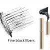 Black Waterproof Volumizing Mascara - Clump-Free Long Lasting Formula with Curling Effect & Sweat Resistance | All-Day Volume & Lift | Imitation Leather Tube (1 Pc view 3