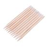 100 Pieces Wood Sticks Double Sided Multi Functional Cuticle Pusher Remover Manicure Pedicure Tool view 4