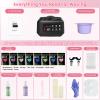 Women's and Men's Hair Removal Set 500ml Touchscreen Wax Heater, Brazil/Full Body/Bikini/Hair Removal Hard Wax Beads, including 71accessory combinations, suitable for families, salons, and beginners view 2