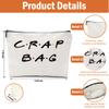 2 PCS Funny Gifts for Women Makeup Bag, Best Friend Birthday Gifts for Women, Funny Cosmetic Bags, Sister Christmas Graduation Friendship Gift for Daughter From Mom, Black White Travel Organizer view 2