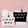 2 PCS Funny Gifts for Women Makeup Bag, Best Friend Birthday Gifts for Women, Funny Cosmetic Bags, Sister Christmas Graduation Friendship Gift for Daughter From Mom, Black White Travel Organizer view 4