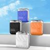 Electric Shaver with LCD Display, Dual Head Rotary Razor, Rechargeable (Orange) view 3