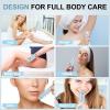 Bikini Trimmer for Women, 2 in 1 Wet & Dry Use USB Charge Women Razors for Shaving Bikini Underarm Leg Arm Body Face, Ipx7 Waterproof (Blue) view 2