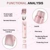Bikini Trimmer for Women, 2 in 1 Wet & Dry Use USB Charge Women Razors for Shaving Bikini Underarm Leg Arm Body Face, Ipx7 Waterproof (Pink) view 4