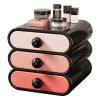 3-Tier Drawer Cosmetic Organizer, Countertop Makeup Storage Box with Rounded Handles, Bathroom, Bedroom Desk and Vanity Cosmetic Display Case for Skincare Products and Brushes (Gradient powder) view 1
