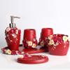 UOHLCX HBJWOV Carved Six-Piece Wash Set European-Style Mouthwash Cup Bathroom Decoration Ornaments view 4