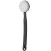 Beomeen Foot Scrubber Pumice Stone for Feet with Long Handle 13.7" Hard Skin Callus Remover and Exfoliator for Dead Dry Skin, Softer & Smoother Feet, Pedicure Tool (Curved) Black view 1