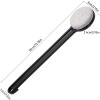 Beomeen Pumice Stone for Feet with Long Handle 14", Hard Skin Callus Remover, Scrubber and Exfoliator for Dead Dry Skin, Softer & Smoother Feet, Pedicure Tool (Straight) Black view 3