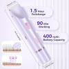 2025 New 2 in 1 Electric Shaver for Women, 2 in 1 Double-Headed Waterproof Wet and Dry, Dual Head Body Shaver Electric Trimmer for Women (Purple) view 2