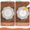 100pcs Castor Oil Pack Wrap for Belly Button, Disposable Castor Oil Button Patches Pad Highly Absorbent Spunlace Cloth Self-Adhesive Organic Cover Compress Patch (Oil Not Included) view 4