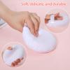 2pcs large Body Powder puff 5 inch Body Powder Puff cotton super soft Powder puff Large Washable Round Bodys Powder Puff (White) view 3