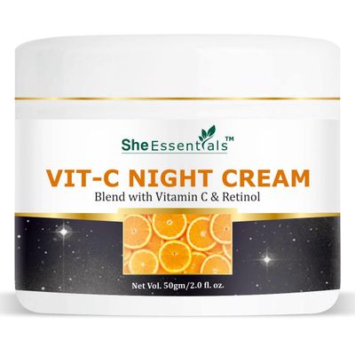 MAHANT Hydrating Night Cream with Vitamin C, Lightweight Texture, 50g  Pack of 1