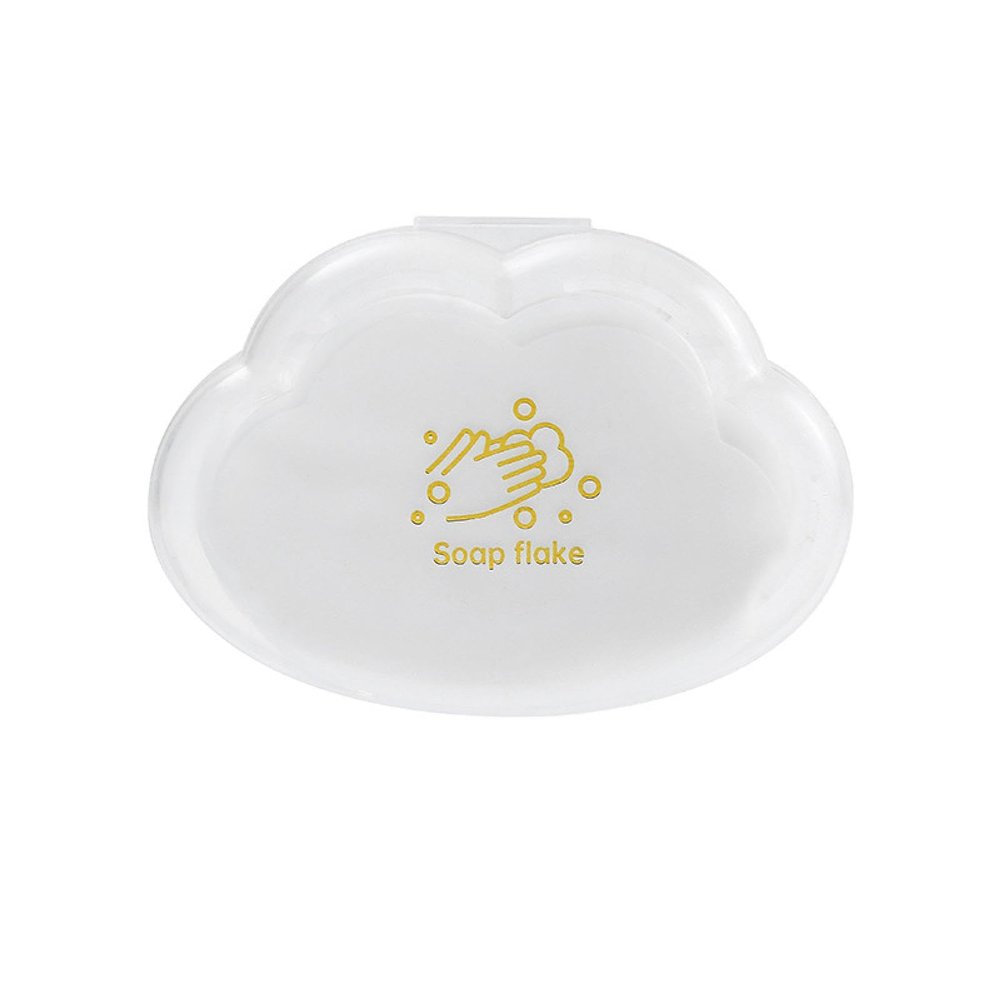 ADENGXFHU Portable Soap Tablets Student Box Creative Cloud Disposable Hand Wash Tablets Soap Paper Mini Soap Tablets 3-Piece Set