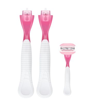 TEITEAI 2 Pack Replacement Razor Handle Compatible with Venus only (Red)