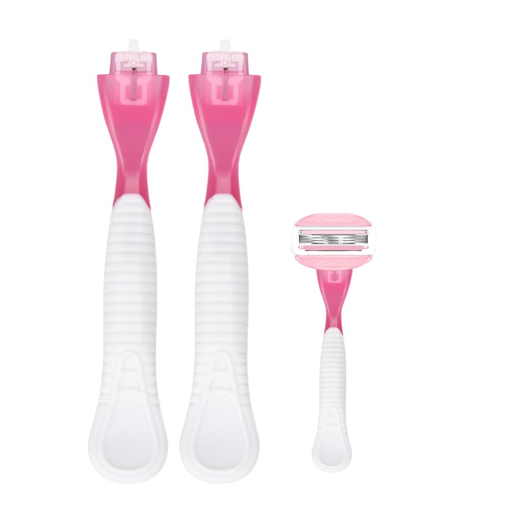 TEITEAI 2 Pack Replacement Razor Handle Compatible with Venus only (Red)