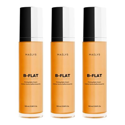MALYS Cosmetics B-FLAT Belly Firming Cream - Stretch Mark Tightening Belly Cream - 3 Pack