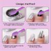120PCS Eyeshadow Brush Eyeshadow Applicators Double Sided 2.56inch Makeup Applicator Sticks for Girls Women Eyeshadow Brush Paired with a plastic box (colour) view 3