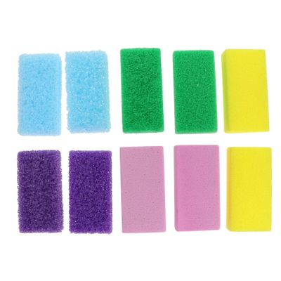 Ipetboom 10pcs Pumice Stone for Feet Hard Skin Remover and Scrubber Pedicure Tool for Dead Skin and Care Ergonomic Design for Foot Treatment