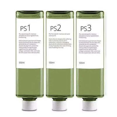 3X 500ML Aqua Peeling Solution - Hydrodermabrasion Serum for Deep Cleansing, Exfoliation & Nourishment for All Skin Types Dermabrasion Treatment for Radiant Skin MADE IN KOREA