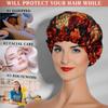100% Mulberry Silk Bonnet for Women  Handmade in USA, 19 Momme Double-Layer Reversible Hair Wrap, Non-Slip Sleep Cap for Curly & Natural Hair, Luxury Hair Protection (Dusty Rose) view 2