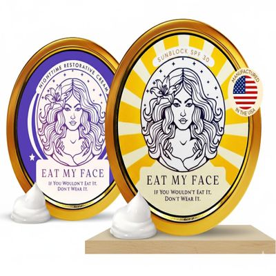 Beef Tallow Sunscreen SPF 30 & Tallow Face Moisturizer Bundle  Organic Sunscreen for Face with Non Nano Zinc Oxide, Reef Sun Protection, Cocoa Butter Night Cream with Shea & Vitamin E for Hydration